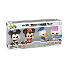 Funko Pop! Disney: Disney 100 - 4 Pack - Mickey, Minnie, Donald, Daisy - Walmart Exclusive